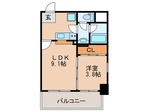 Felis塚本の物件間取画像